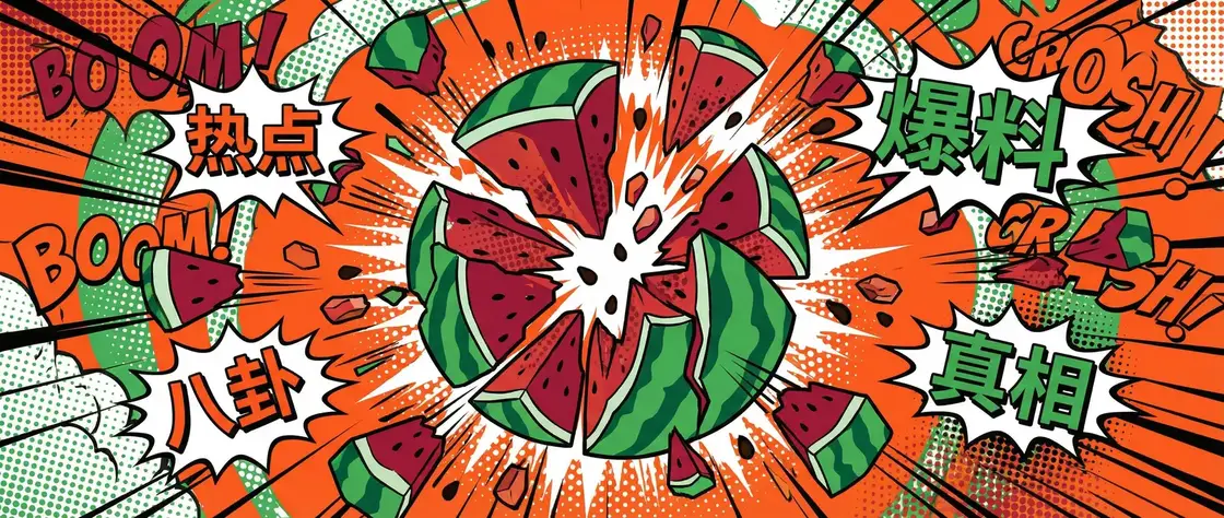 秋刀姨 今日头瓜爆炸漫画横幅